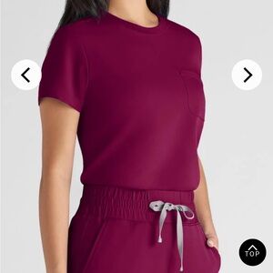 ReSurge Topaz Women's Scrubs in wine